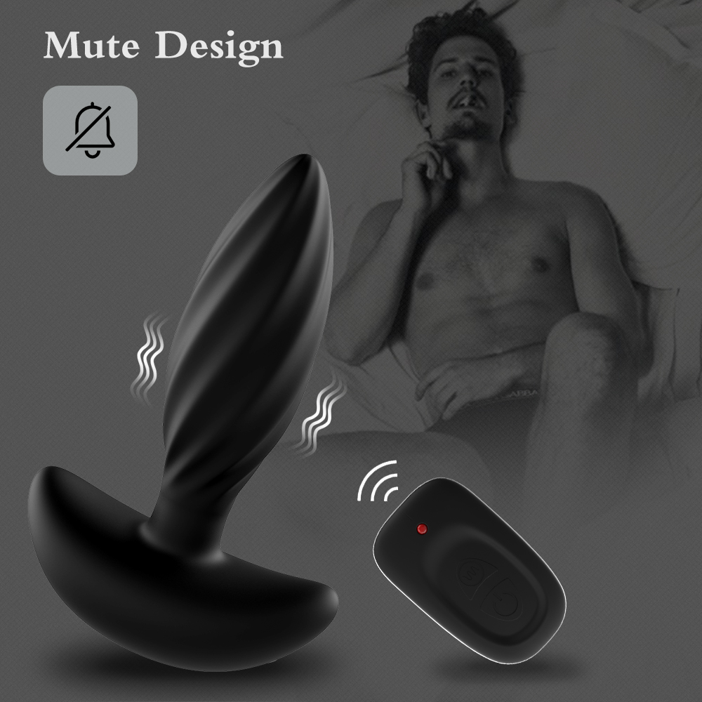 Plug Anal Vibrador con Control Remoto Inal&aacute;mbrico