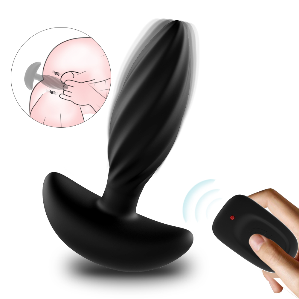 Plug Anal Vibrador con Control Remoto Inal&aacute;mbrico