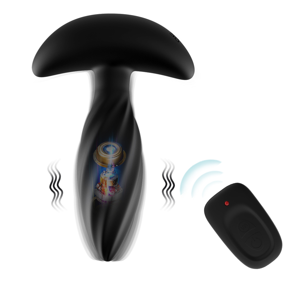 Plug Anal Vibrador con Control Remoto Inal&aacute;mbrico