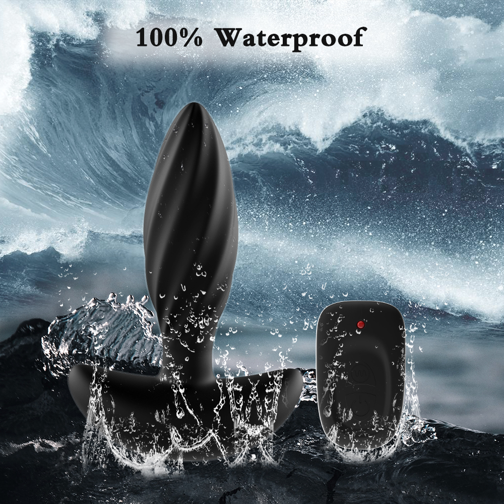 Plug Anal Vibrador con Control Remoto Inal&aacute;mbrico