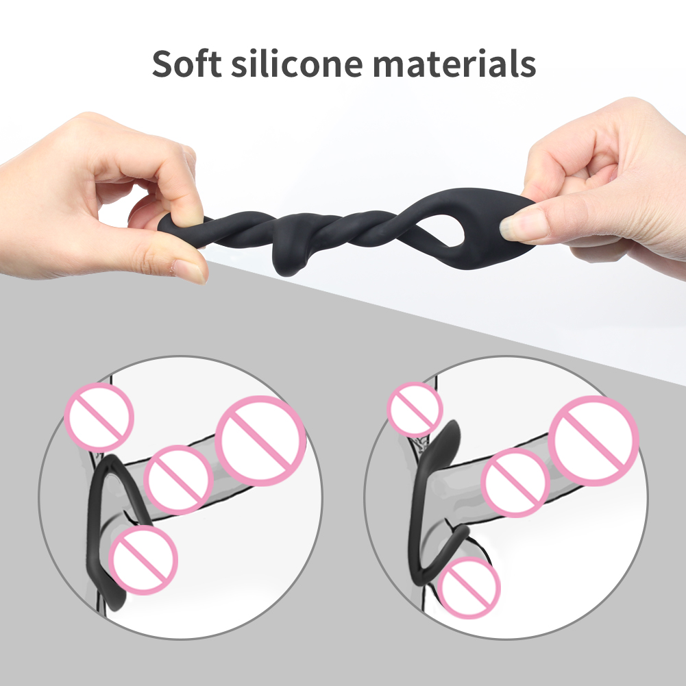 Anillo de silicona para el pene y anillo de amor