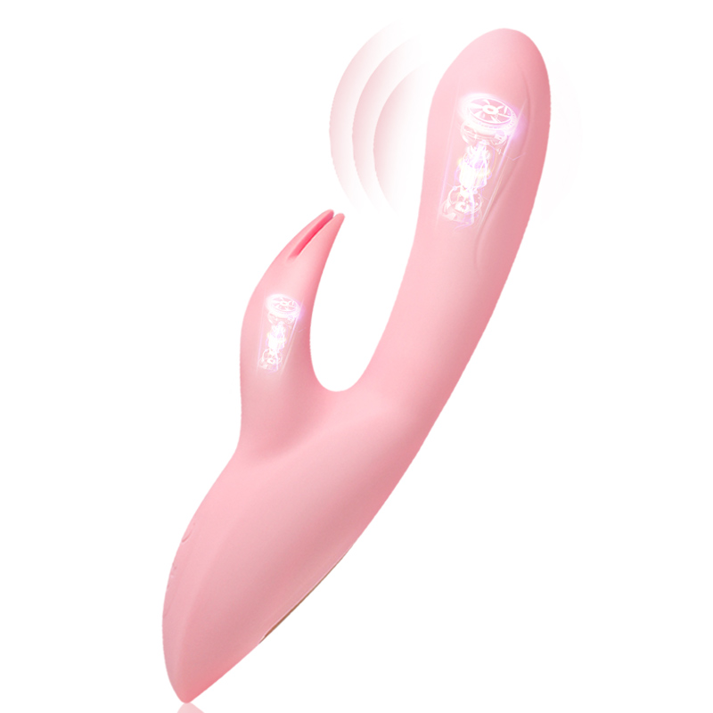 Vibrador de cl&iacute;toris y punto G de doble motor