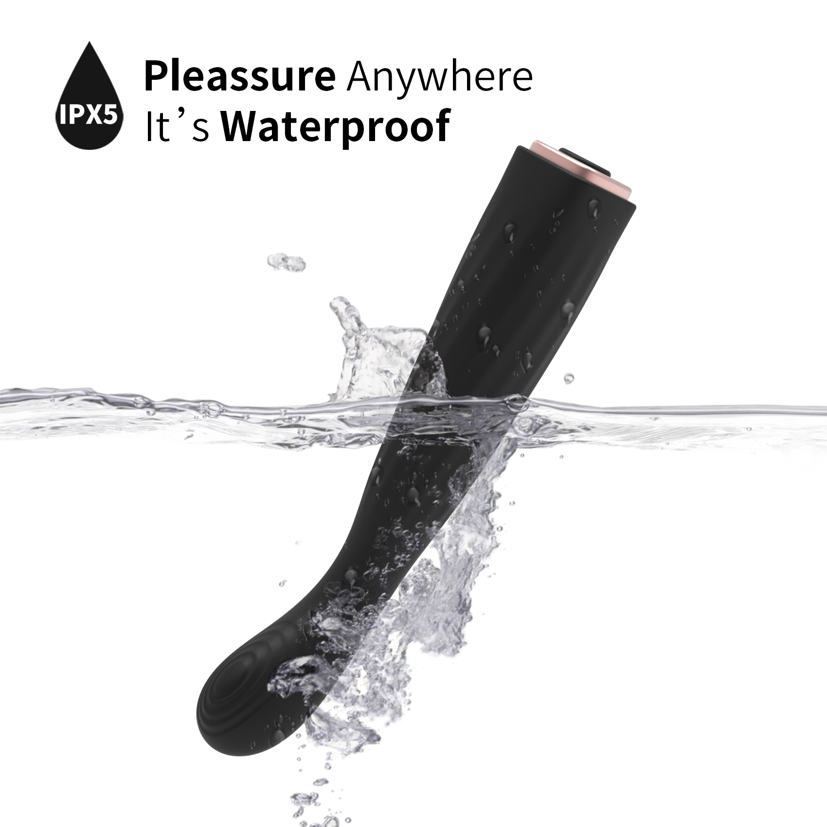 Vibrador de punto G curvo