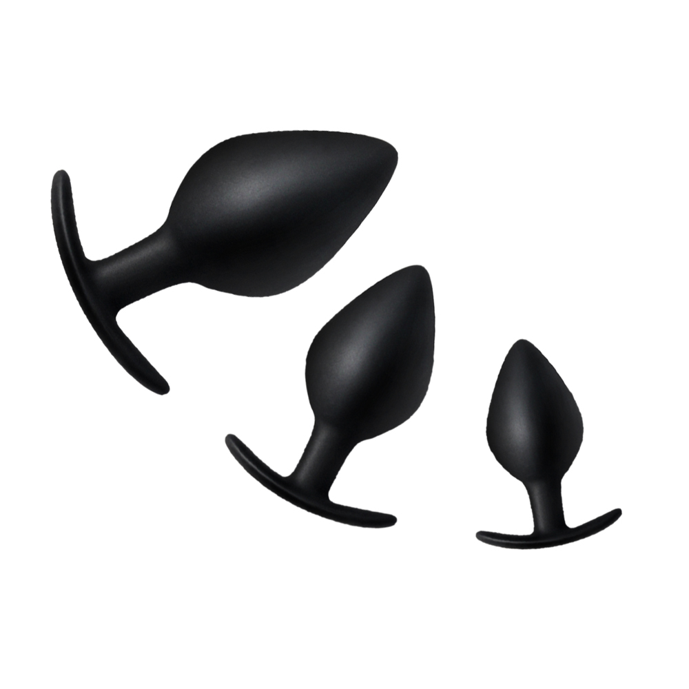 Juego de tapones anales de silicona