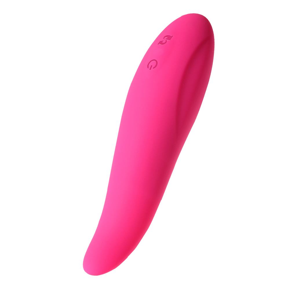 Vibrador curvo para lamer la lengua