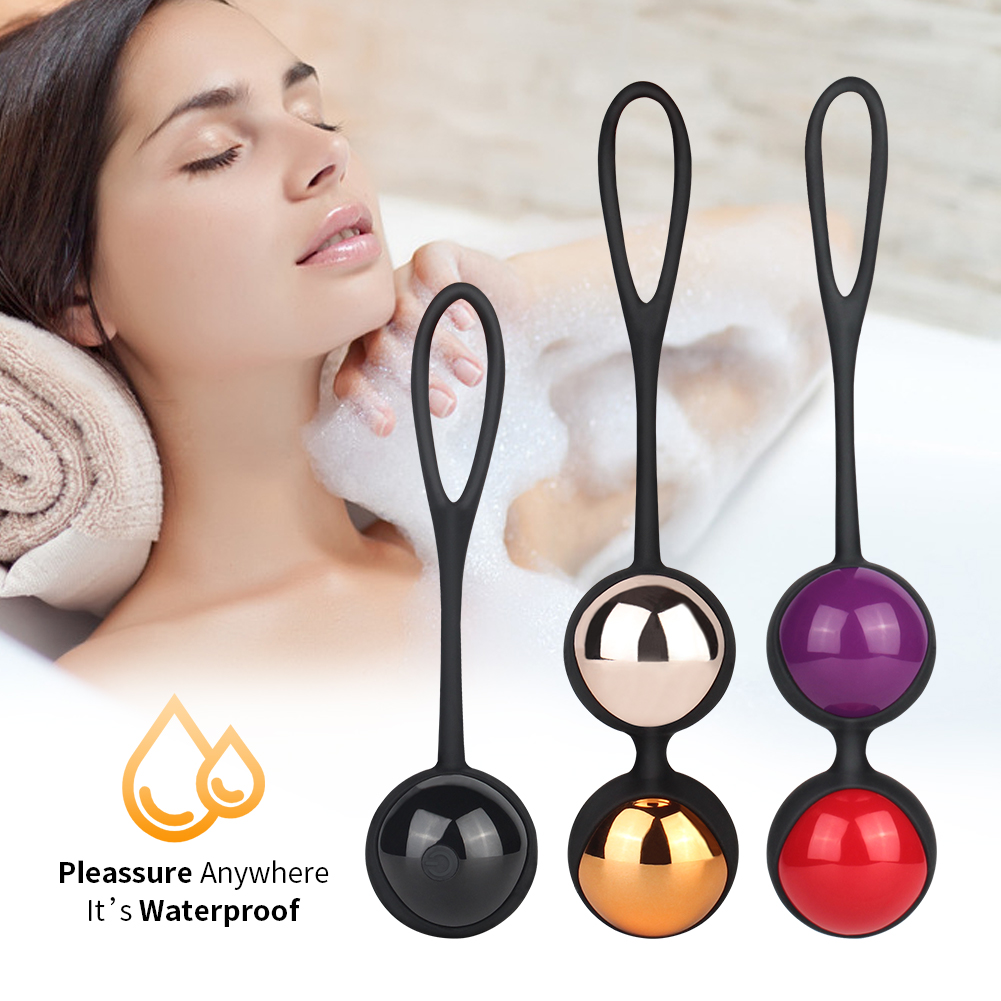 Bolas Kegel con control remoto inal&aacute;mbrico para mujer