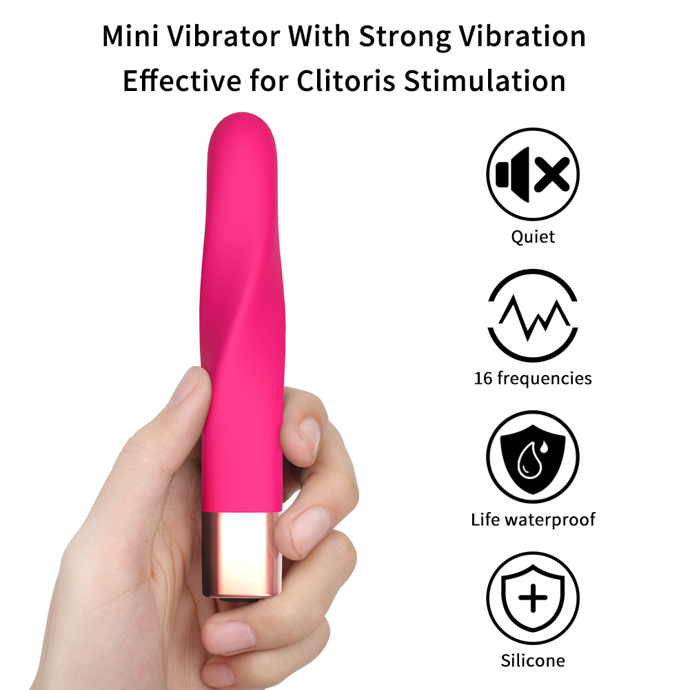 Vibrador de silicona recargable Mini Bullet