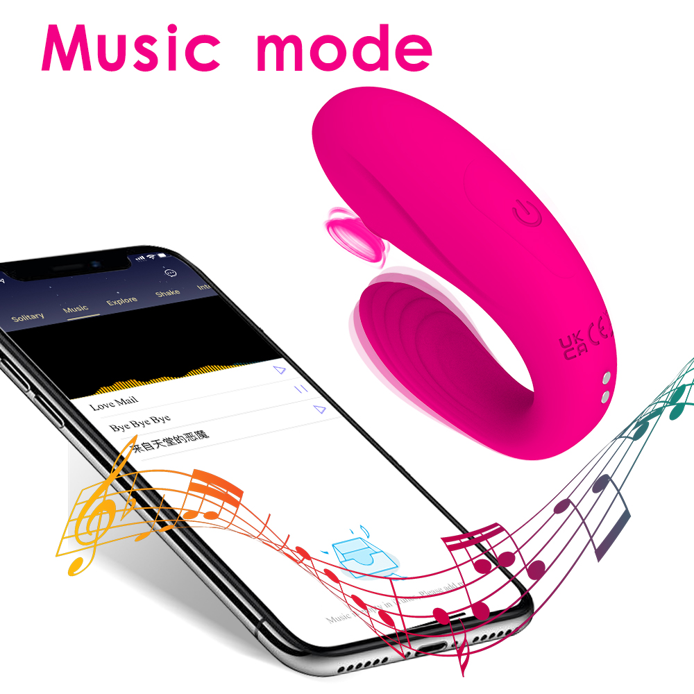 Vibrador de pareja usable con succi&oacute;n