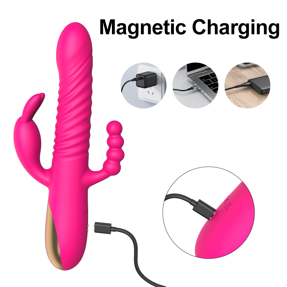 Vibrador de conejo de doble acci&oacute;n