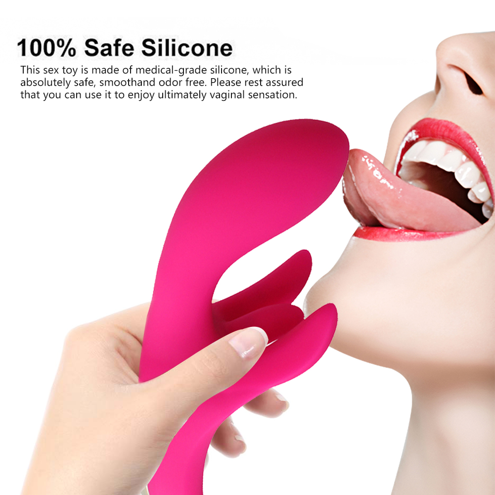 Vibrador de cl&iacute;toris y punto G de triple motor para mujer