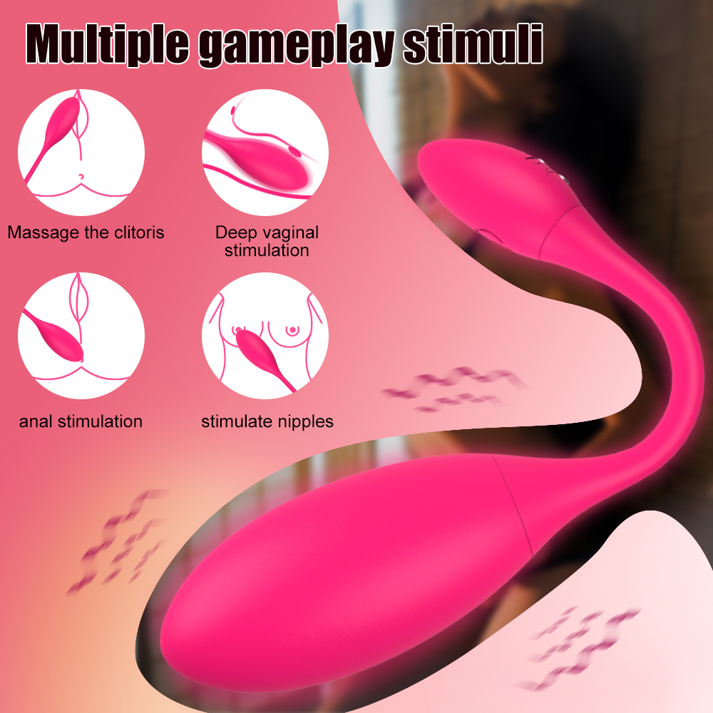 Huevo vibrante controlado por aplicaci&oacute;n inteligente