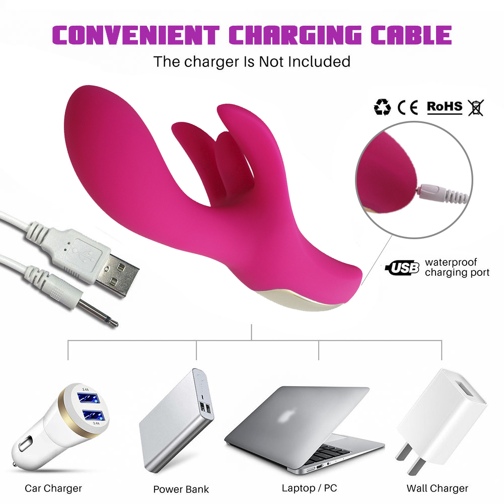Vibrador de cl&iacute;toris y punto G de triple motor para mujer