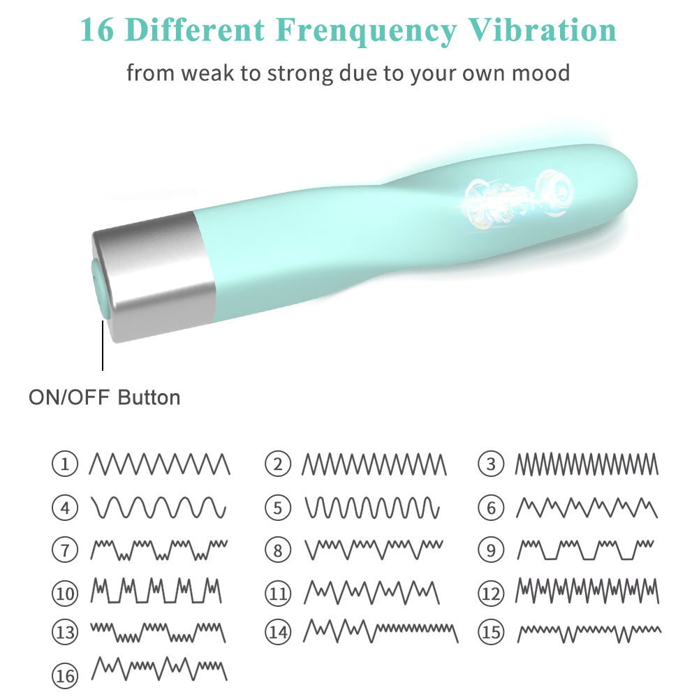 Vibrador de silicona recargable Mini Bullet