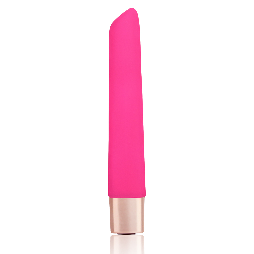 Vibrador de bala de silicona recargable delgado