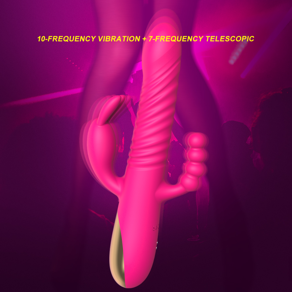 Vibrador de conejo de doble acci&oacute;n