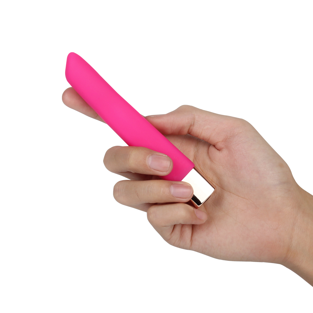 Vibrador de bala de silicona recargable delgado