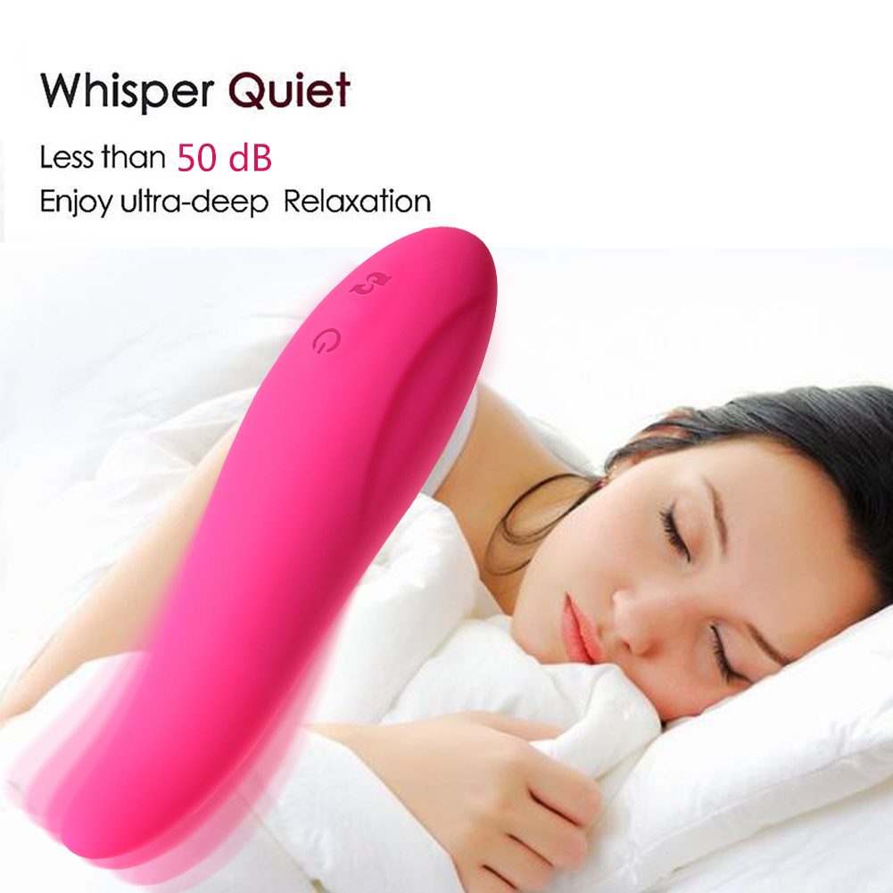 Vibrador curvo para lamer la lengua