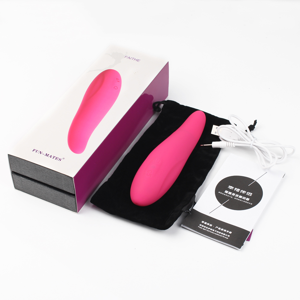Vibrador curvo para lamer la lengua