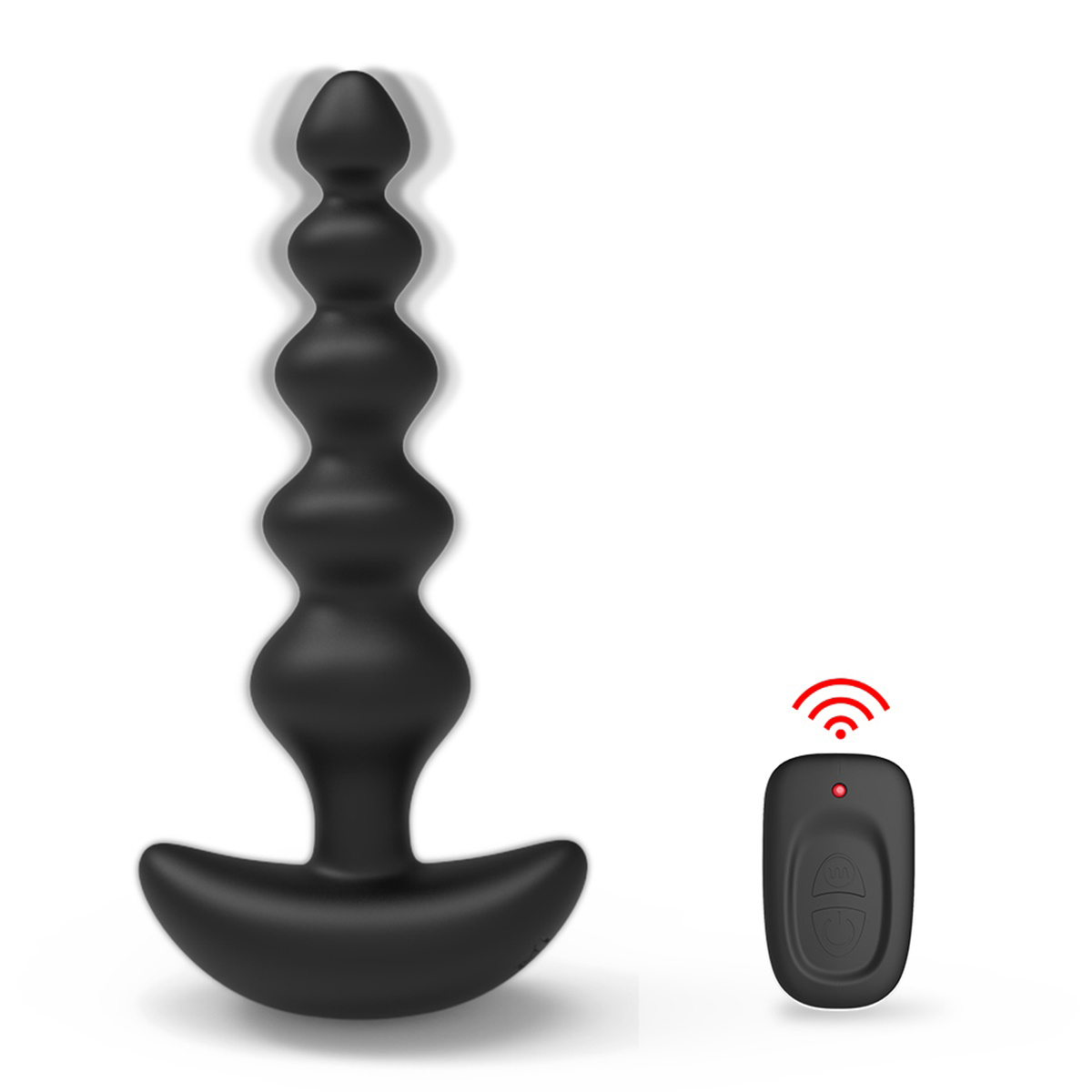Control remoto inal&aacute;mbrico Anal Bead Butt Plug Vibrante Anal Plug Anal Toy