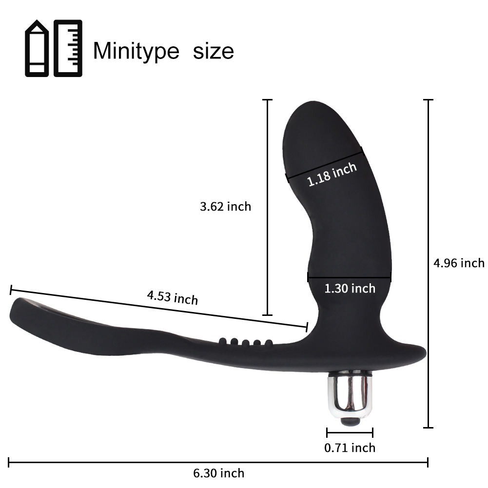 Masaje con tap&oacute;n anal con anillo para el pene